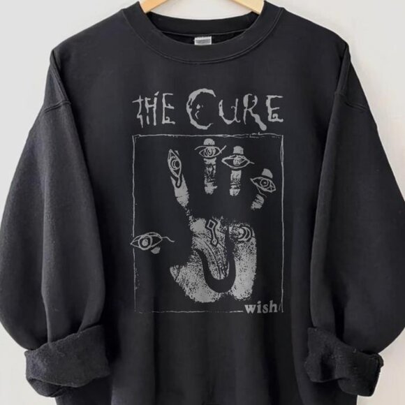 Vintage 90s The Cure Sweatshirt, Retro Concert The Cure Crewneck Sweater Unisex - Picture 2 of 4